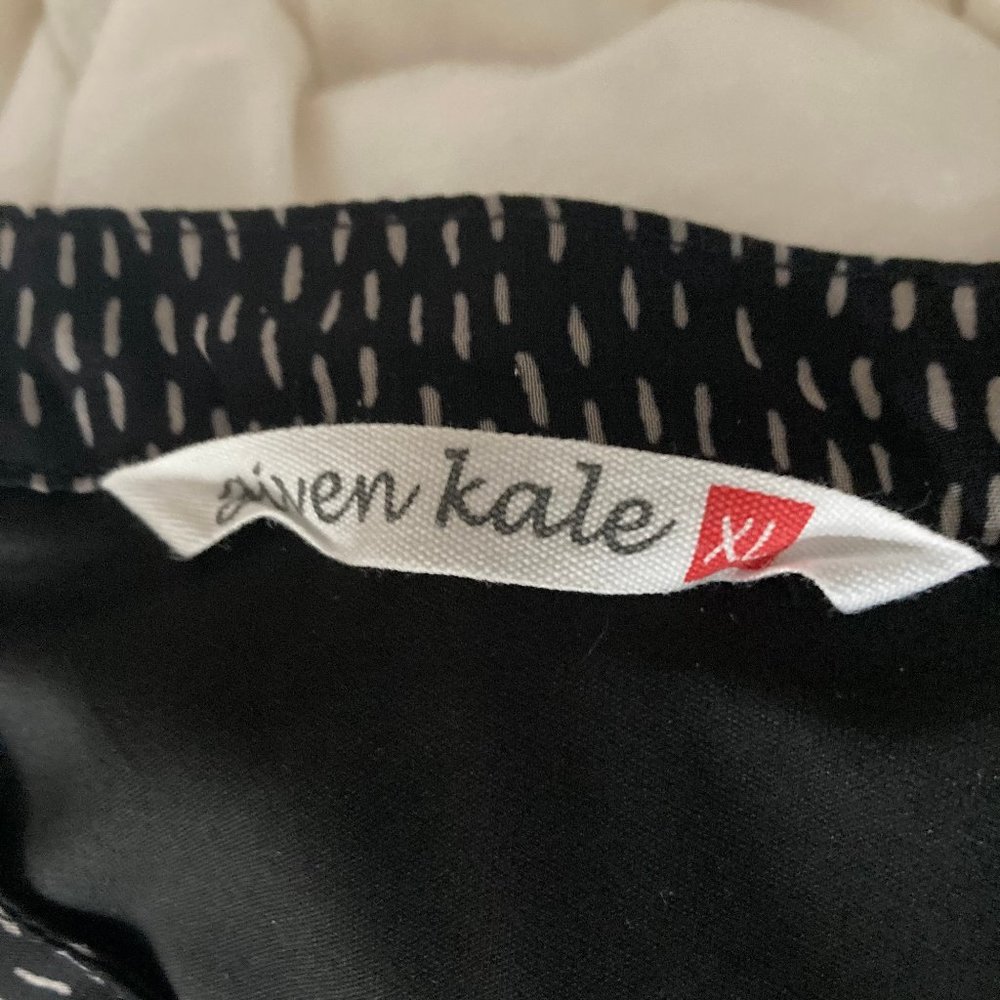 Given Kale Women's Ls Pullover Top Patterned Line… - image 3